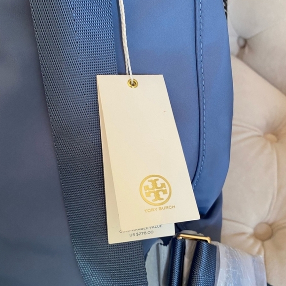 Tory Burch Oceanside Nylon Flap Backpack NWT - Picture 13 of 13